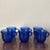 Vintage Forte Crisa Cobalt Blue Glass Mugs, Set of 6 For Sale In Philadelphia - Image 6 of 8