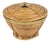 Mid-Century Decorative Box in Rattan and Brass, Italy, 1970s For Sale