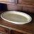 Very large heave ceramic platter designed by Agneta Livijn. The depth to the top of the lip from the inside bottom is 1...