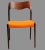 Set of 8 fully restored rosewood dining chairs designed by Niels Otto Møller in 1951. The chairs feature a solid frame and...