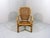 1970s Italian Rattan Easy Armchair, Italy, 1970s For Sale - Image 5 of 14