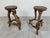 Vintage Vinewood Branch Bar Set, 1950s, Set of 3 For Sale - Image 10 of 11