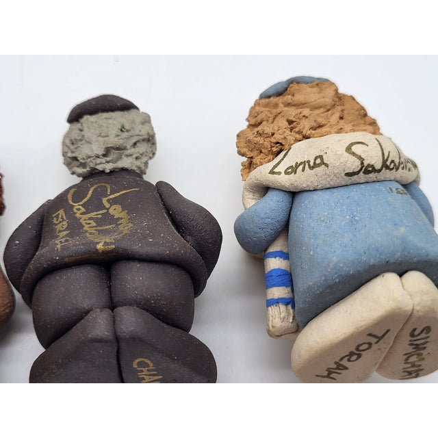 Late 20th Century Lorna Sakalovsky 1988 Judaica Menorah Jerusalem Design D No 88 Handmade Israel For Sale - Image 5 of 18