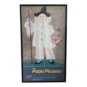 1981 Pablo Picasso French Exhibit Poster