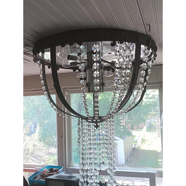 Arts & Crafts Chandelier Vintage For Sale - Image 3 of 4