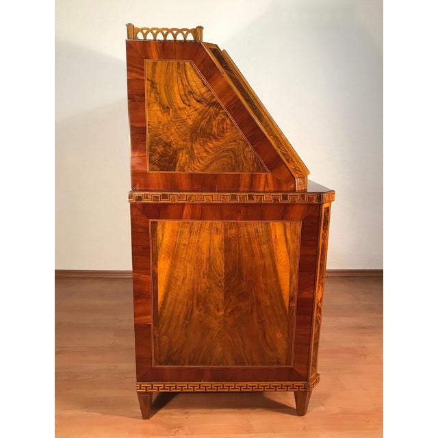 Antique German Louis XVI Secretaire, 1780 For Sale - Image 6 of 8