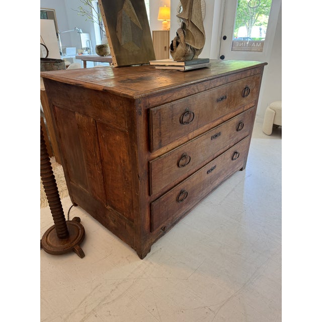 Large Scale Walnut Chest of Drawers, 18th Century, France For Sale - Image 18 of 18