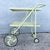 Vintage Mid Century Rolling Foldable Two Tier Bar Cart For Sale In West Palm - Image 6 of 10