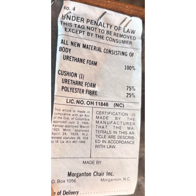 1960s 1960s Mid Century Modern Vintage Tufted Velvet and Cane Chairs, Set of Two For Sale - Image 5 of 8