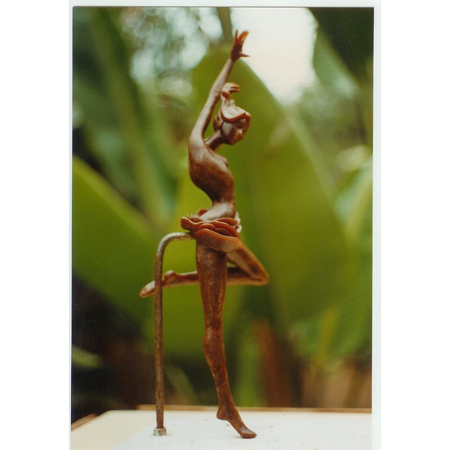 Late 20th Century Bronze Sculpture of Dancer "Ariel" For Sale - Image 11 of 12