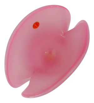 Shell-Shaped Vase in Pink Murano Glass Designed by Archimede Seguso for Seguso Vetri Darte, 1970s