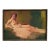 Antique Original Painting Classical Study of Reclining Nude Female For Sale