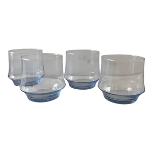 Libbey Azure Blue Impromptu Rocks Cocktail Glass - Set of 4