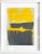2020s "Static 409" Contemporary Abstract Yellow Mixed-Media Painting, Framed For Sale - Image 5 of 5