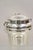 Vintage Fisher K308 Modern Silver Plated Lidded Ice Bucket With Glass Liner For Sale - Image 4 of 10