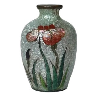 Japanese Ginbari Perfume Vase in Cloisonne Enamel, 1920s For Sale