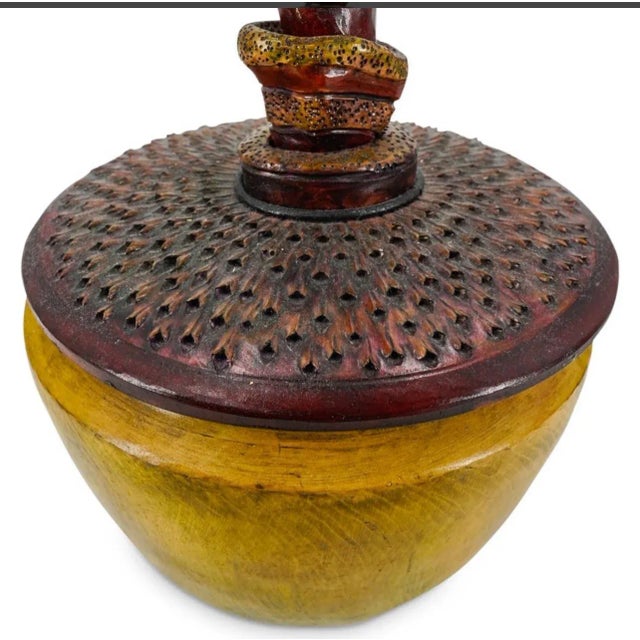 1970s Signed Amy Grant Ceramic Lidded Pot For Sale - Image 4 of 7