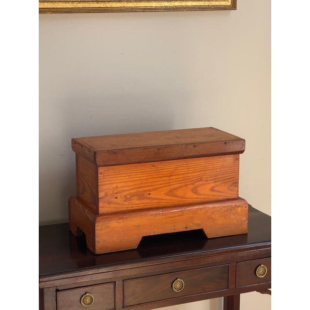 Small Antique Vernacular Pine Storage Chest Chairish