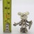 Vintage Italian Handmade Genuine Silver Minnie With Umbrella Character Figurine Sculpture, Made in Arezzo (Ar, Tuscany) For Sale - Image 10 of 10