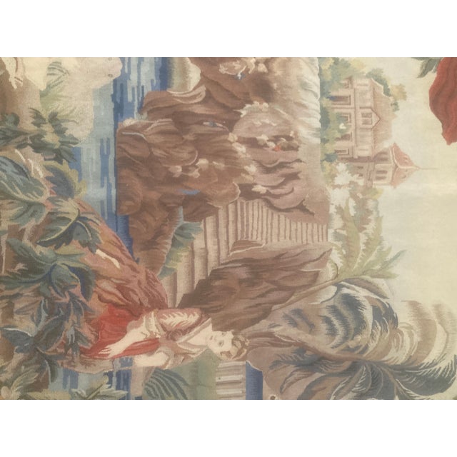 French Aubusson Tapestry in the Allegorical Style For Sale - Image 10 of 11
