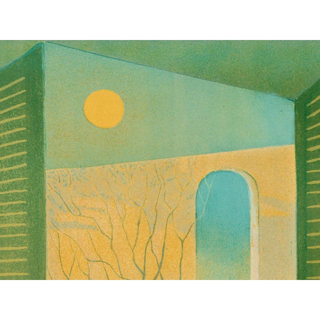 Modern Sven Jonson, Lake, 1960, Color Lithograph on Paper For Sale - Image 3 of 11