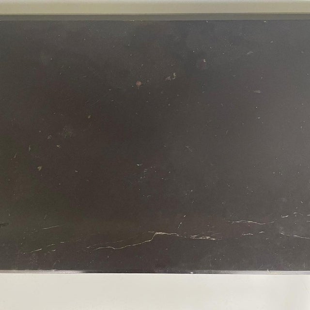 Empire Italian Console Table in Black Marble and Walnut Wood, 1820s For Sale - Image 11 of 14