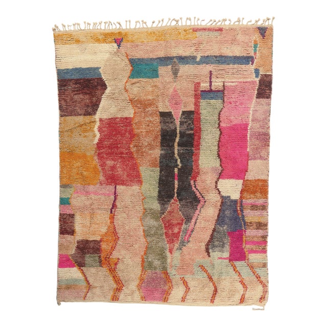 Contemporary Boujad Moroccan Rug, 10'01 X 13'02 For Sale
