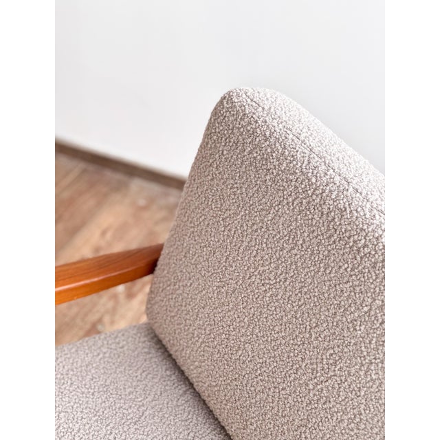 Wood Mid-Century Modern Danish Two-Seater Sofa by Ole Wanscher for France and Son, 1950s For Sale - Image 7 of 18