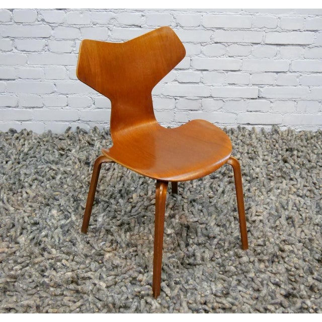 Grand Prix Chairs by Arne Jacobsen for Fritz Hansen, 1950s, Set of 4 For Sale - Image 10 of 15