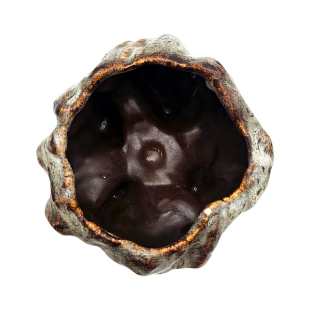 Shiwan Ikebana Bowl Chinese Art Pottery Rock Bonsai Planter 6 Inch For Sale - Image 11 of 12