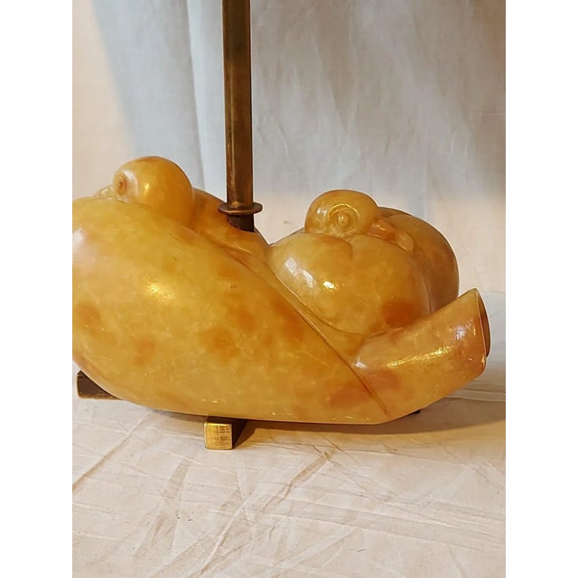 Vintage Alabaster Pigeon Table Lamps, Set of 2, in Very Good conditions. Designed 1920 to 1949 European Plug (up to...