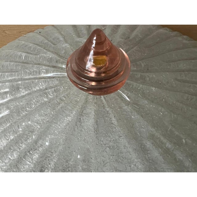 Murano Pink Ceiling Light, 1980s For Sale - Image 6 of 8