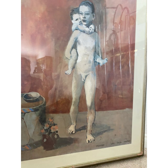 Mid-Century Modern 1980s Pablo Picasso “Le Deux Freres” Lithograph For Sale - Image 3 of 13