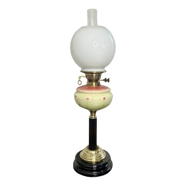 Antique Victorian Oil Lamp, 1880s For Sale