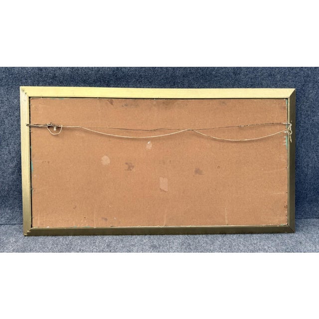 Original 1968 Mountain Landscape Oil on Board by Lillian Lewis For Sale - Image 11 of 11
