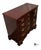 Wood Vintage Federal Style Mahogany Block Front Chest of Drawers For Sale - Image 7 of 11