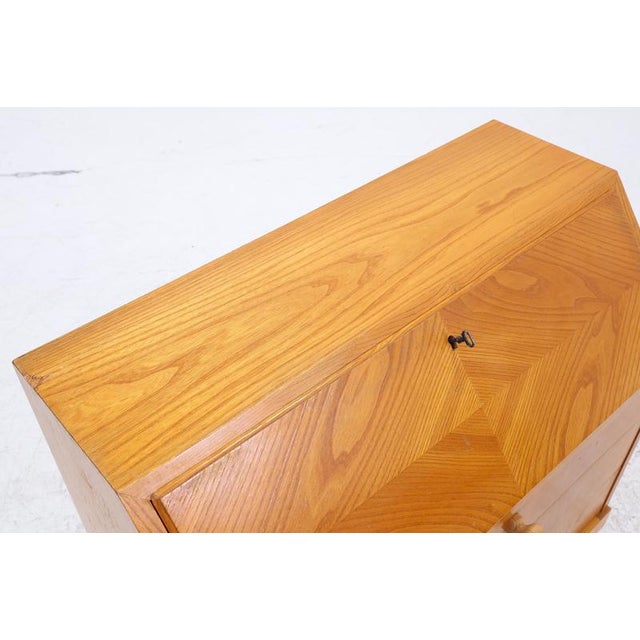 Mid-Century Wooden Secretary Desk, 1960s For Sale - Image 6 of 13