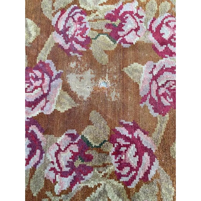 Small Antique East European Rug For Sale - Image 8 of 11