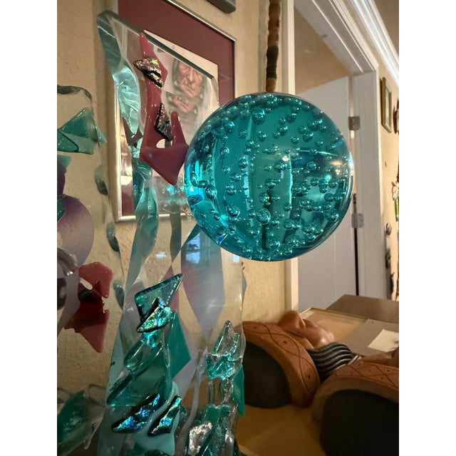 Contemporary Steve Brewster Glass Art Sculpture For Sale - Image 3 of 5