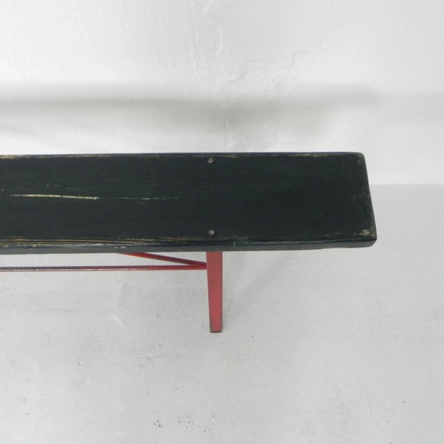 Vintage Industrial Bench, 1960s For Sale - Image 12 of 18