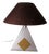 Mid-Century Pyramid Table Lamp For Sale