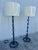 Brutalist Antique Chain Link Floor Lamps - A Pair For Sale - Image 3 of 10