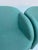 Turquoise Turquoise Club Chairs, 1980s, Set of 2 For Sale - Image 8 of 12
