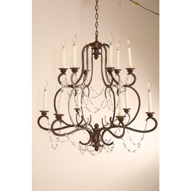 Niermann Weeks Avignon Iron Chandelier For Sale - Image 18 of 18