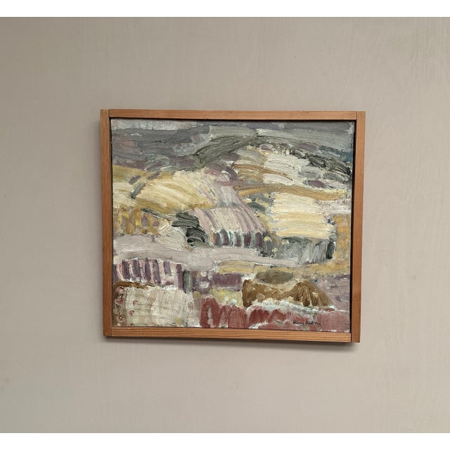 Rune Rådsten, Catalan Landscape, 1960s, Oil on Canvas, Framed For Sale - Image 8 of 12
