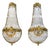 Large Empire-Style Wall Sconces, 1970s, Set of 2 For Sale