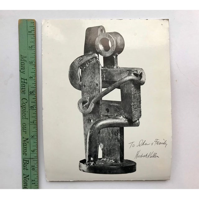 Herbert Hallem Roko Gallery Show Catalog 1973 – Signed & Dedicated by Artist, Vintage Art Exhibition Ephemera For Sale - Image 9 of 9