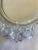 Glass Vintage Clear Fluted Glass Creamer and Sugar Bowl Set With Matching Serving Tray For Sale - Image 7 of 7
