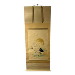 20th Century Meiji to Early Showa Era Japanese Watercolor Scroll Painting