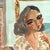 Ama Liyanage, a contemporary artist and printmaker, creates whimsical paintings from her home studio in Ontario, Canada....